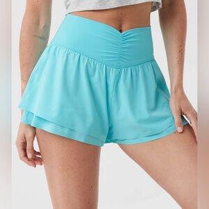 OFFLINE By Aerie Real Me Ruched Flowy Short size xlarge